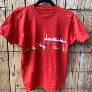 Vintage Red Chicago Tee